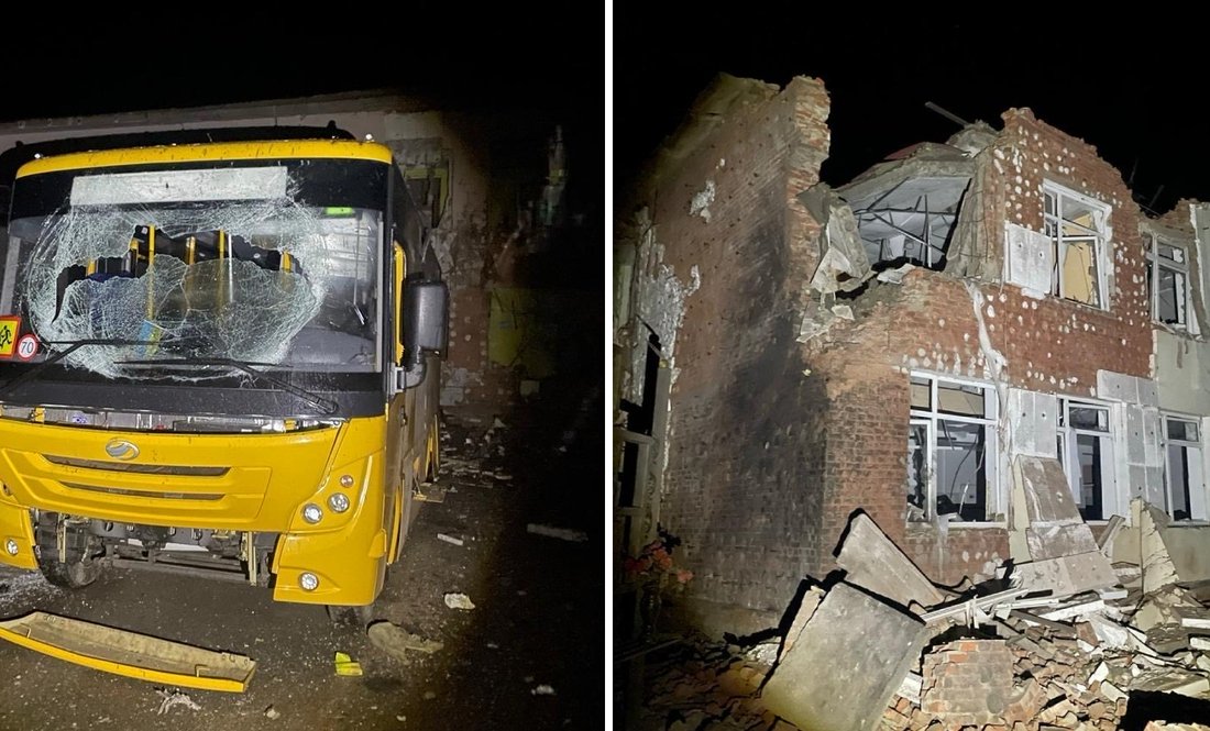 Після влучання двох "гераней", Понорницька громада, 18 березня 2026 року