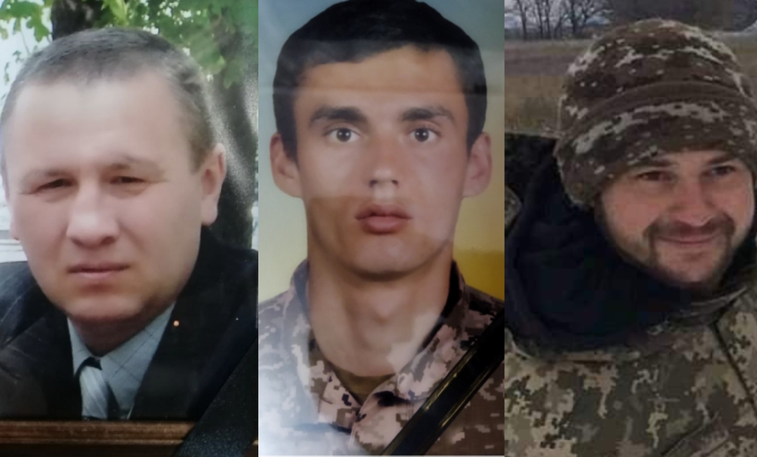 Поховали трьох воїнів із Чернігівщини: загинули у боях на Донеччині