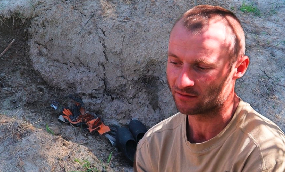 Розстріляний росіянами Микола Куліченко зі зв’язаними руками й ногами вибрався з могили