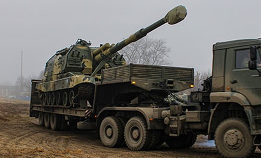 Російська армія перекидає артилерію у Брянську область