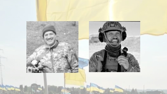 Загинули на Донеччині: у громадах Чернігівщини прощались із двома бійцями