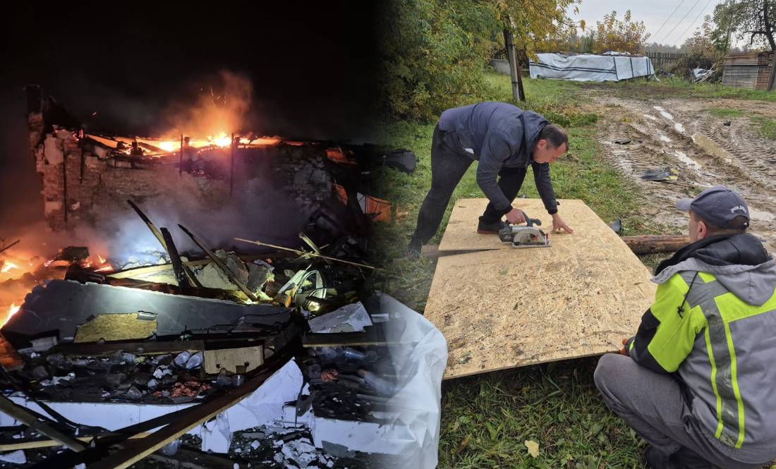 Поки рятували "Цукерочку" — ворог ударив знову: як оговтується село після обстрілів