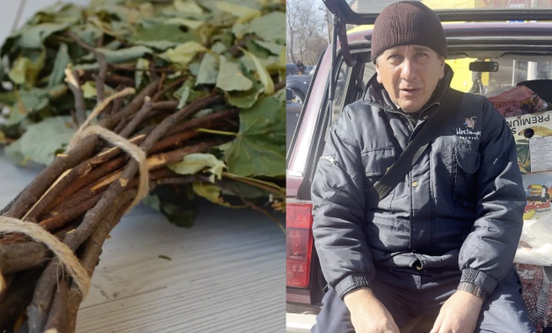 Чоловік в’яже, дружина продає: скільки коштує віник для лазні, як вибрати і чим корисний