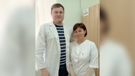 Микола Глущенко та Катерина Панець