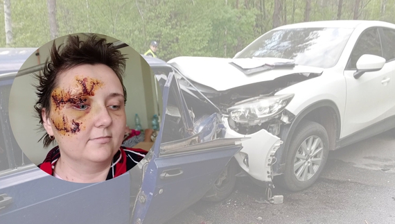 Оксана Ващенко в лікарні після аварії