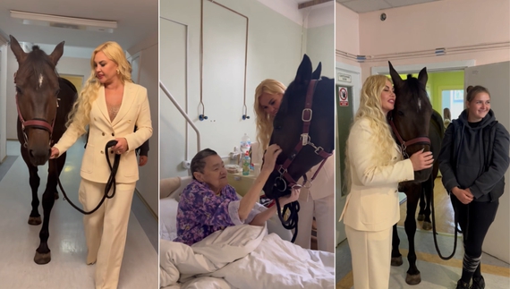 Співачка Камалія привела в лікарню... коня