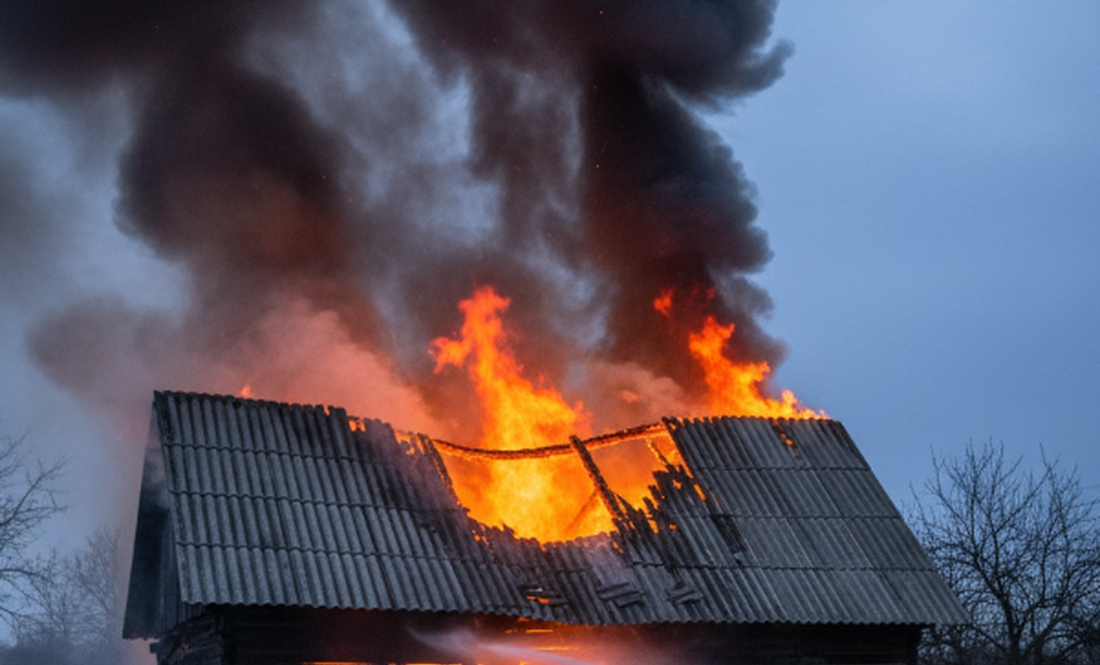 Пожежа на Чернігівщині завершилася для жінки опіками та госпіталізацією