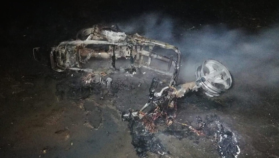 Пожежа в Чернігові: у підвалі багатоповерхівки горів електроскутер