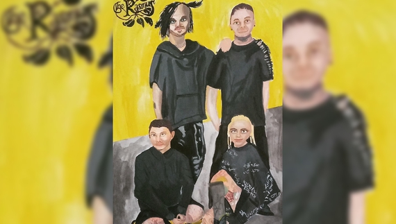Культові рокери з The Rasmus розхвалили малюнок ніжинської студентки