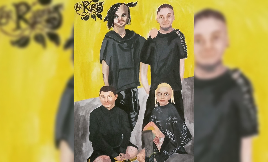 Культові рокери з The Rasmus розхвалили малюнок ніжинської студентки
