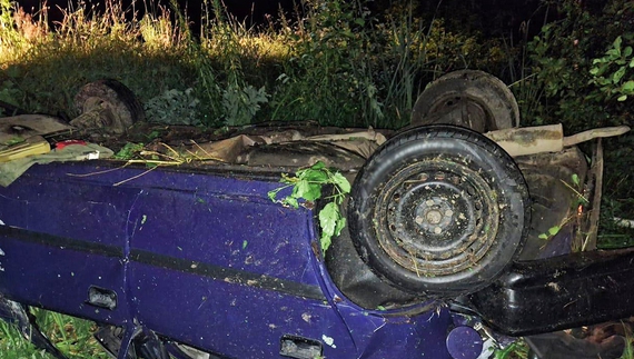 На Чернігівщині перекинувся п'яний водій: постраждали двоє дітей