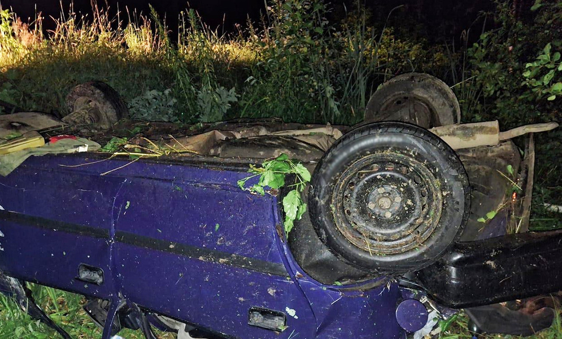 На Чернігівщині перекинувся п'яний водій: постраждали двоє дітей