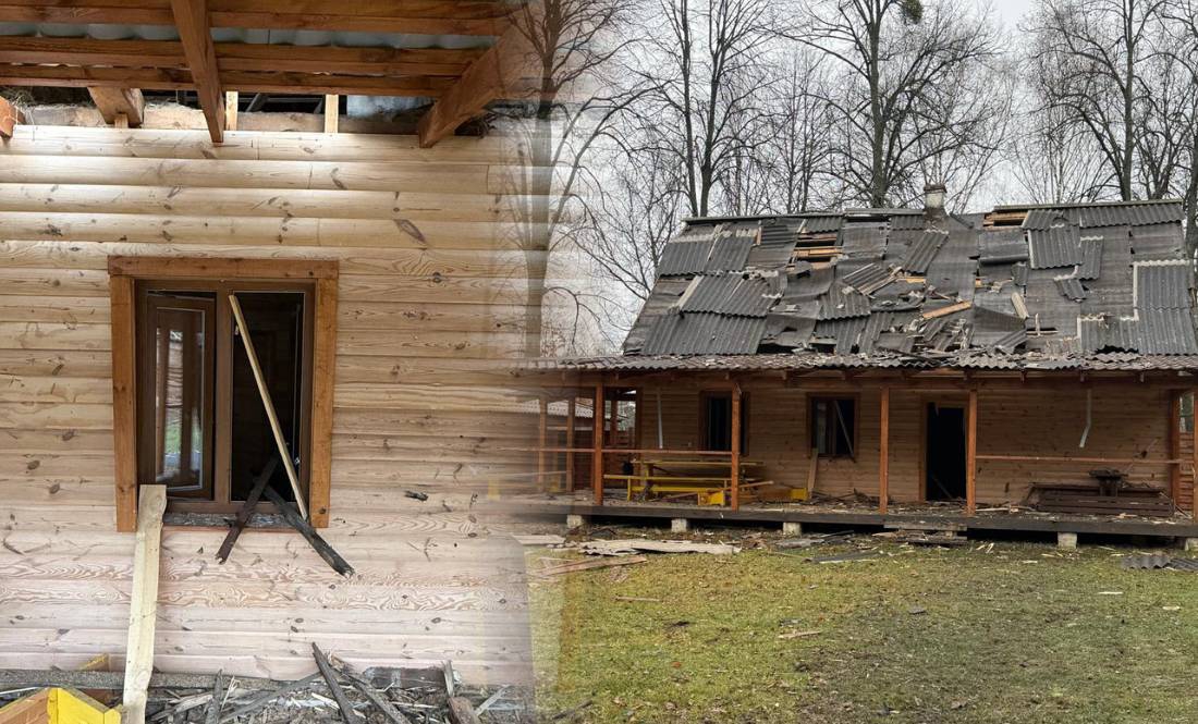 Росіяни атакували мисливський будиночок на Чернігівщині
