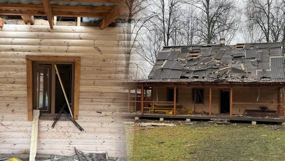Росіяни атакували мисливський будиночок на Чернігівщині
