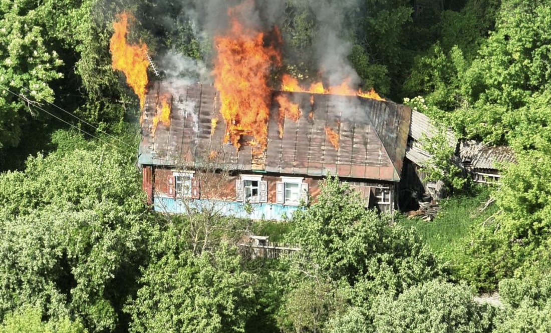Пожежа у селі Новгород-Сіверської громади. 30 травня 2025 року