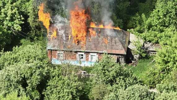 Пожежа у селі Новгород-Сіверської громади. 30 травня 2025 року