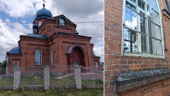 Потрощені вікна та вирви у дворі: як нині виглядає церква у Корюківці після прильоту російського дрона