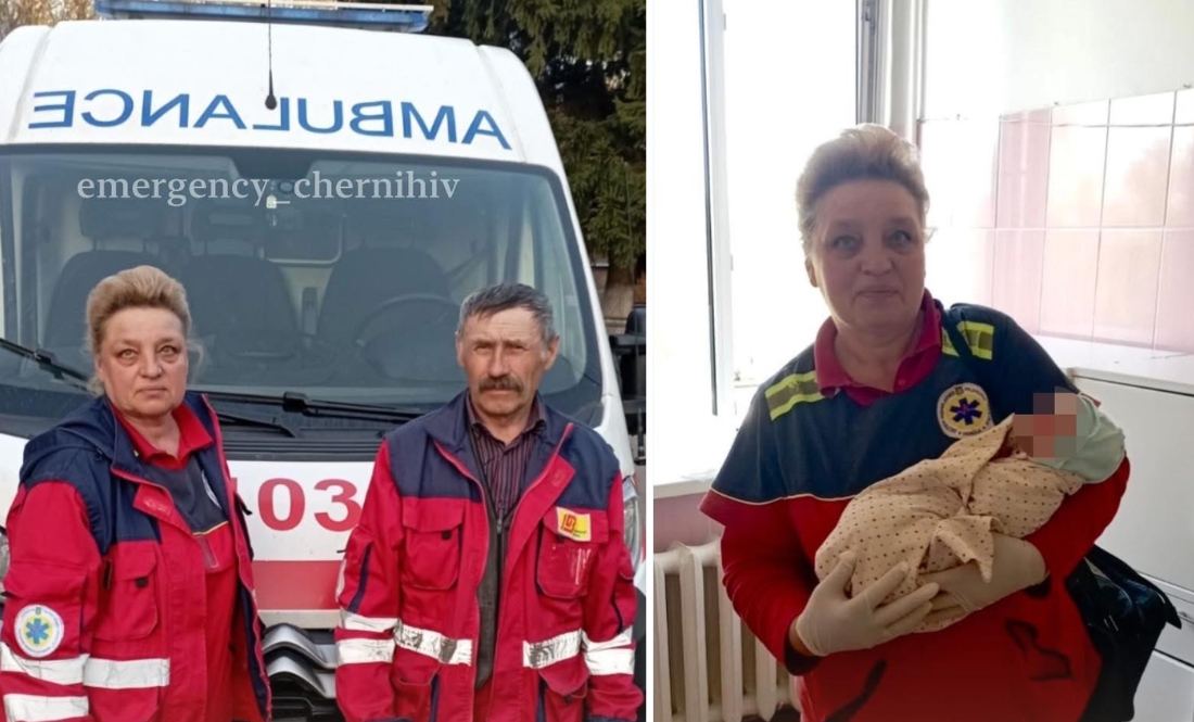 Бригада екстренки приймала пологи в жінки з Ніжинщини