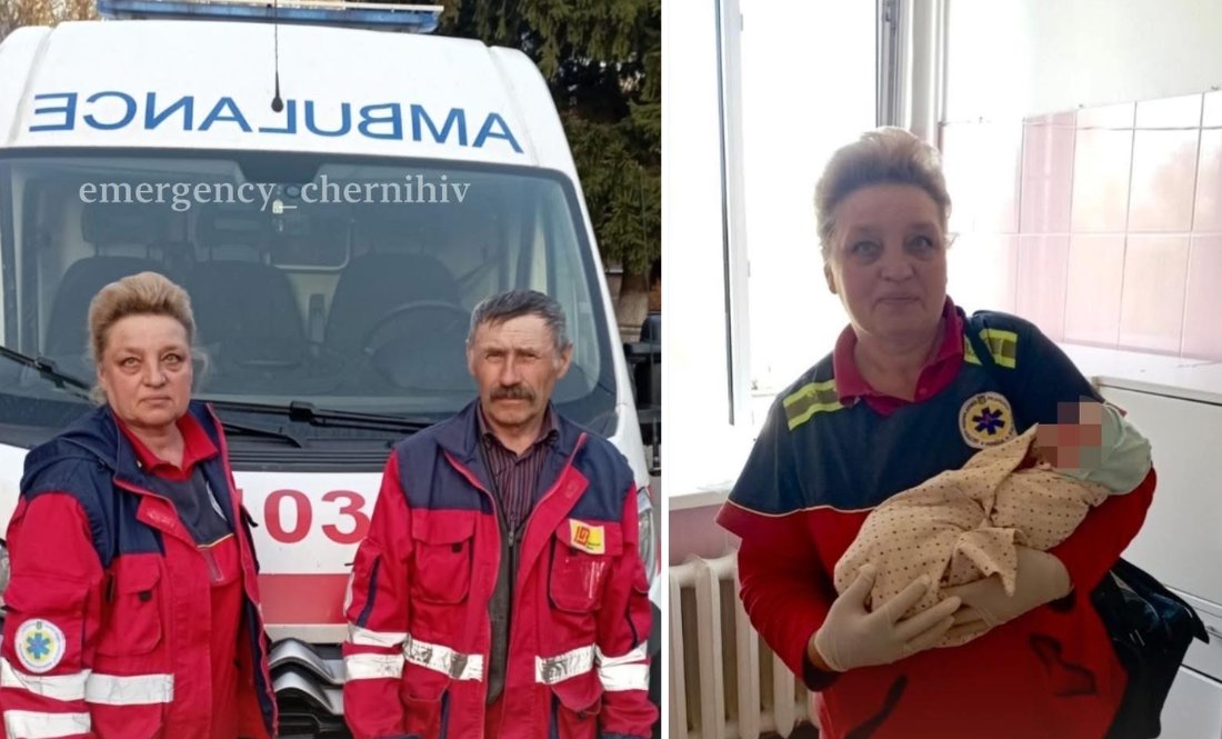 Бригада екстренки приймала пологи в жінки з Ніжинщини