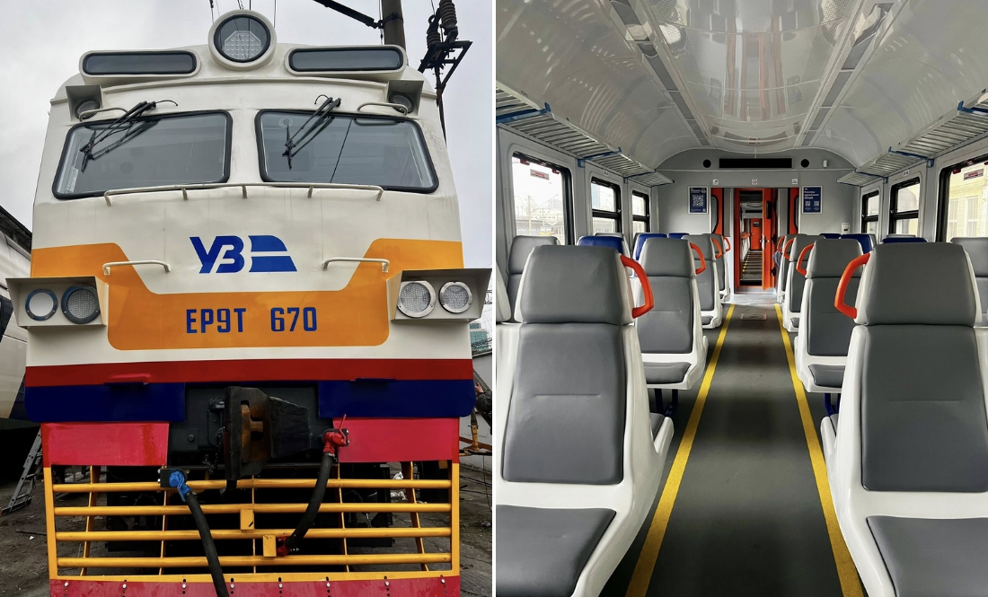 Електропоїзд після апгрейду курсує Чернігівщиною