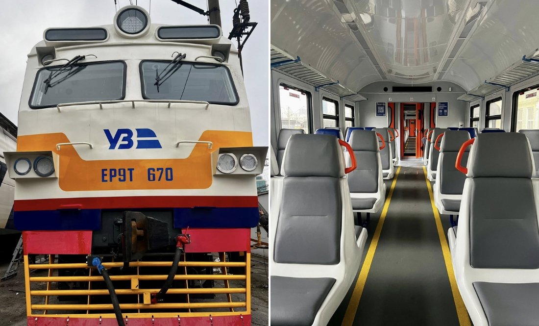 Електропоїзд після апгрейду курсує Чернігівщиною