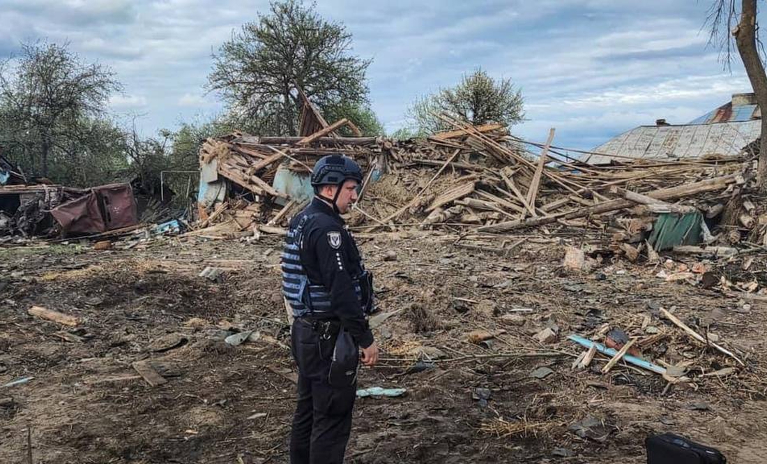 Внаслідок авіаудару по чернігівському прикордонню травмовано трьох поліцейських