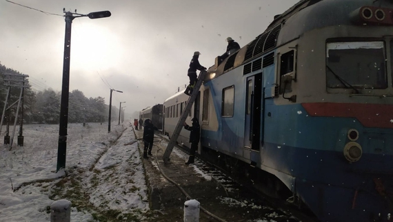 У Прилуках горів дизельний потяг. Що відомо про пожежу