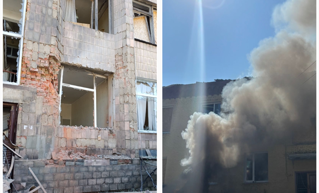 Пожежа у Семенівці після удару дрону. 10 вересня 2025 року