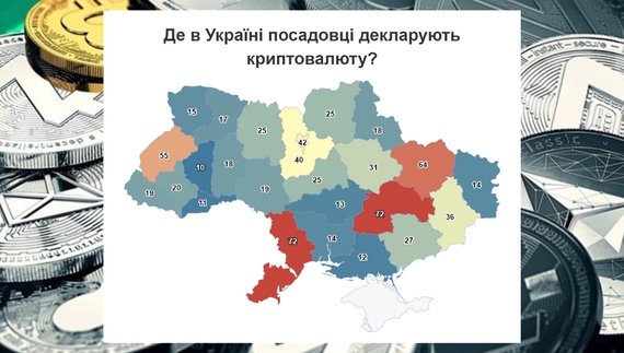 Скільки посадовців з Чернігівщини задекларували крипту