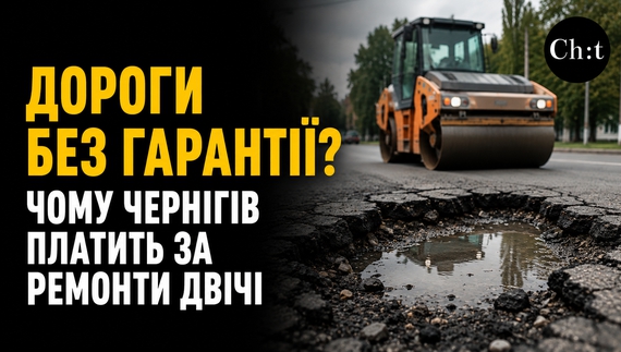 Дороги без гарантії? Чому Чернігів платить за ремонти двічі