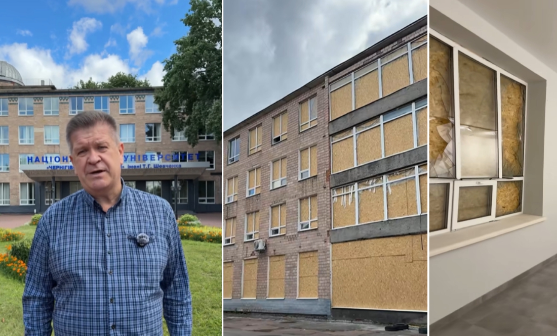 «Ніякі шахеди не зупинять»: як чернігівський виш відновлюється після російського удару