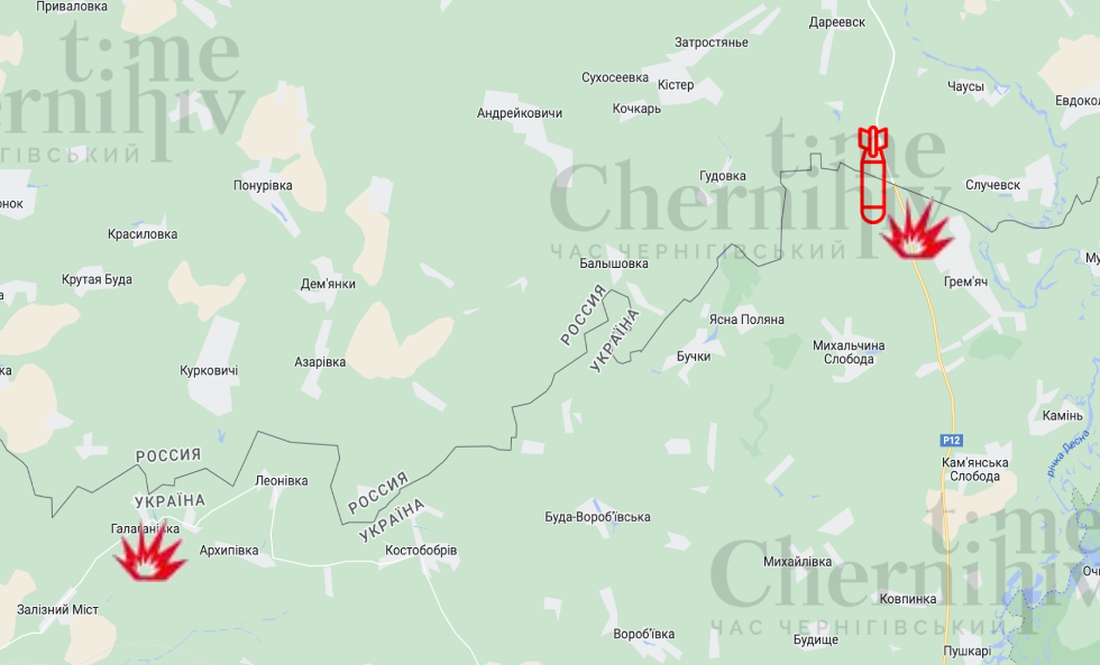 Росіяни обстріляли дві громади на півночі Чернігівщини: ситуація на ранок 9 січня