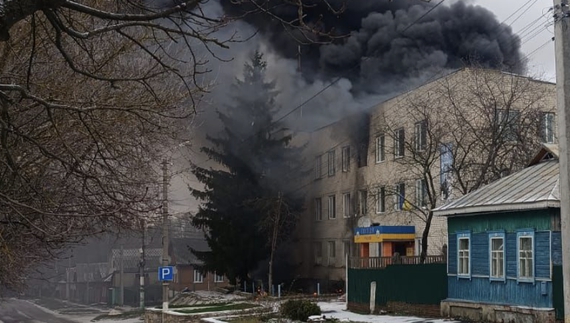 Росіяни ударили безпілотником по відділку поліції на Чернігівщині