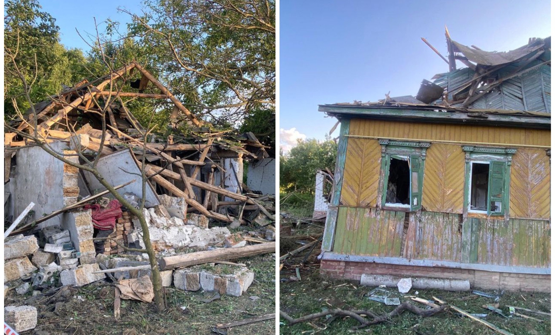 Безпілотник упав і вибухнув у селі Ніжинське, що за два кілометри від міста