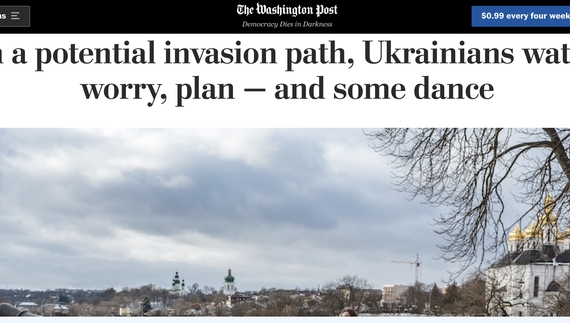 The Washington Post написав про Чернігівщину: при загрозі вторгнення українці спостерігають, хвилюються, планують — і трохи танцюють