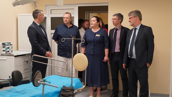 Лікувальний простір в укритті обласної дитячої лікарні