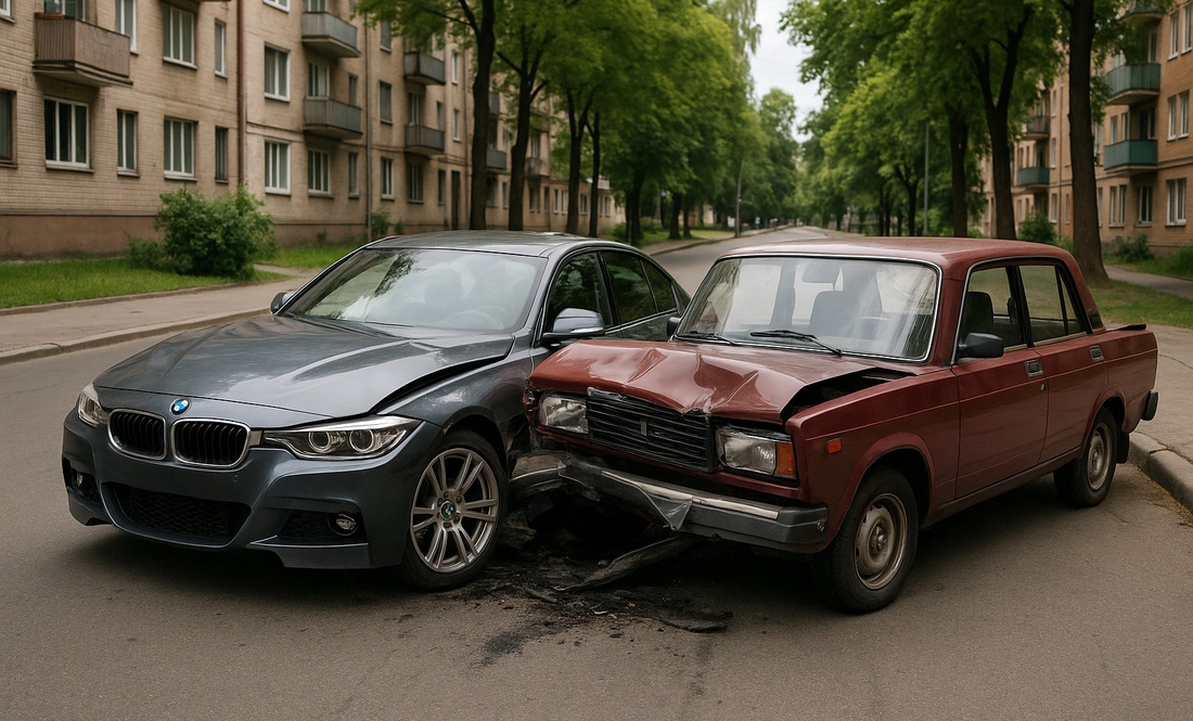 На Чернігівщині зіткнулися BMW та "сімка": є травмовані