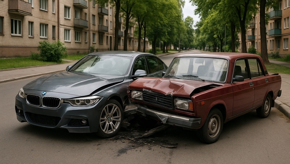 На Чернігівщині зіткнулися BMW та "сімка": є травмовані