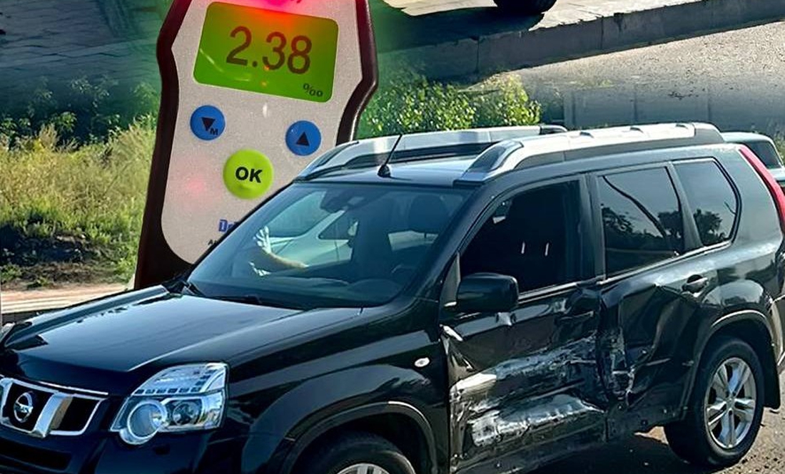 У Чернігові п’яний водій ВАЗу протаранив Nissan