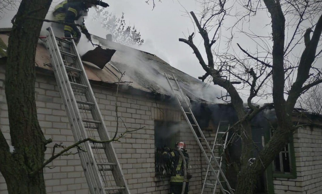 У Ніжинському районі сталися три пожежі за минулу добу