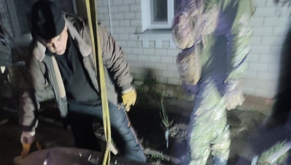 На Чернігівщині впали рештки балістичної ракети. Фото джерела ЧЧ