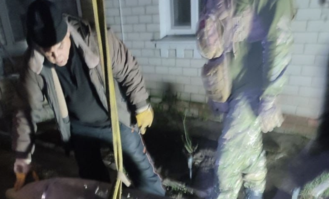 На Чернігівщині впали рештки балістичної ракети. Фото джерела ЧЧ