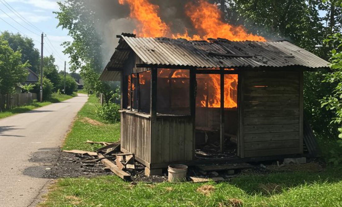 На Чернігівщині сталася серія пожеж у житловому секторі