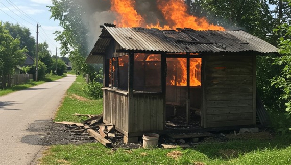 На Чернігівщині сталася серія пожеж у житловому секторі