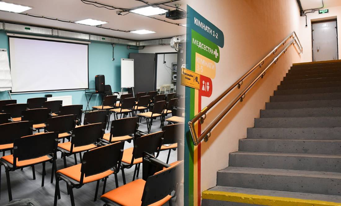 Укриття у ніжинській гімназії