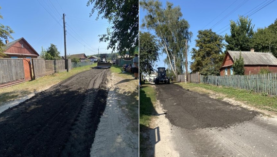 У Городні взялися лагодити місцеве дорожнє покриття