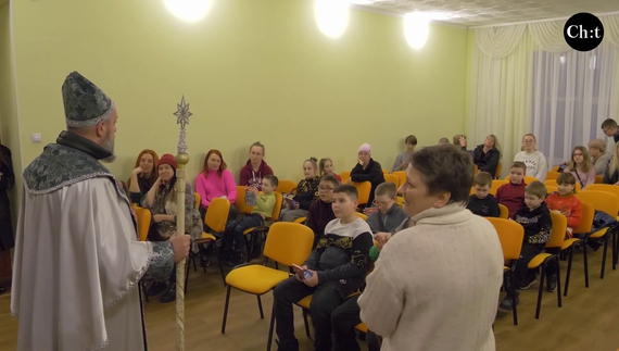 До святкових зустрічей діти теж готувалися, чим потішили гостей