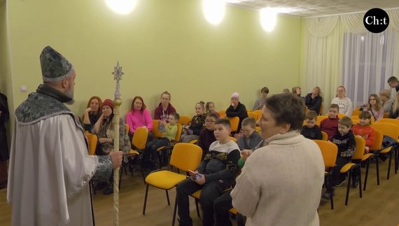 До святкових зустрічей діти теж готувалися, чим потішили гостей