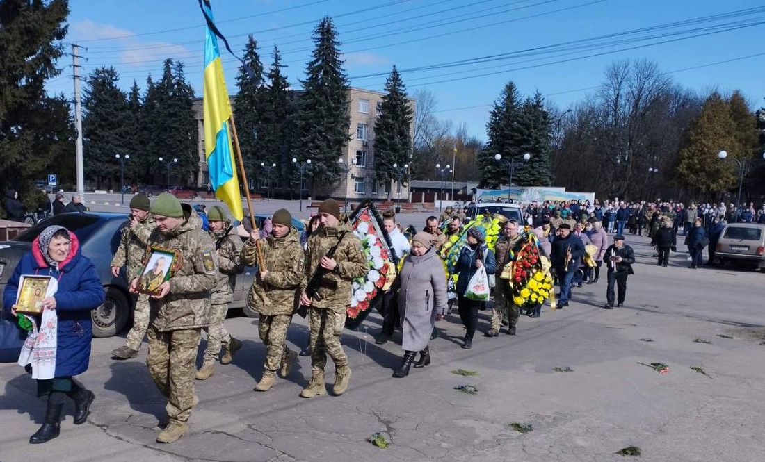 Вбиті росією: на Чернігівщині поховали 5х бійців ЗСУ