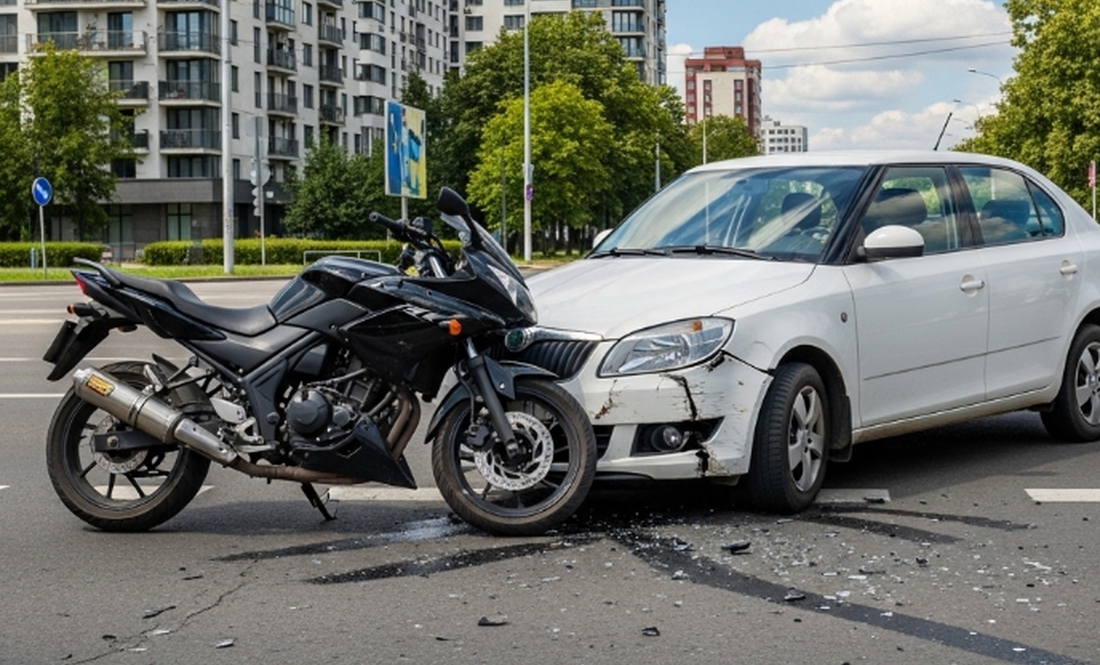 У Чернігові за день сталося дві ДТП за участю мотоциклів